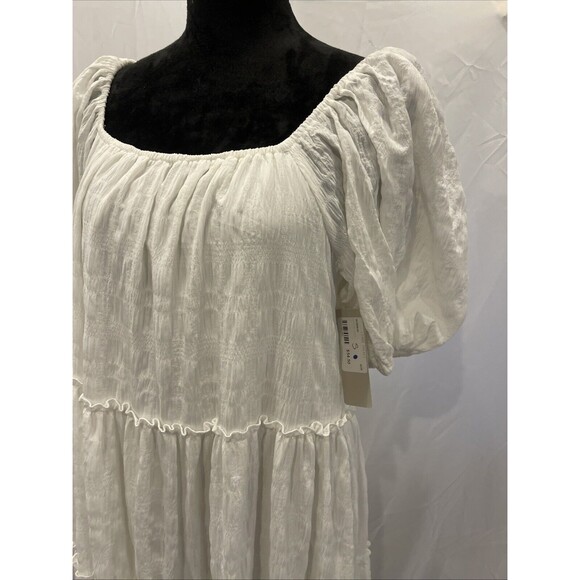 NWT North end Prairie Cottagecore White peasant dress - Picture 6 of 9